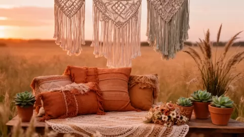 styl boho kolory